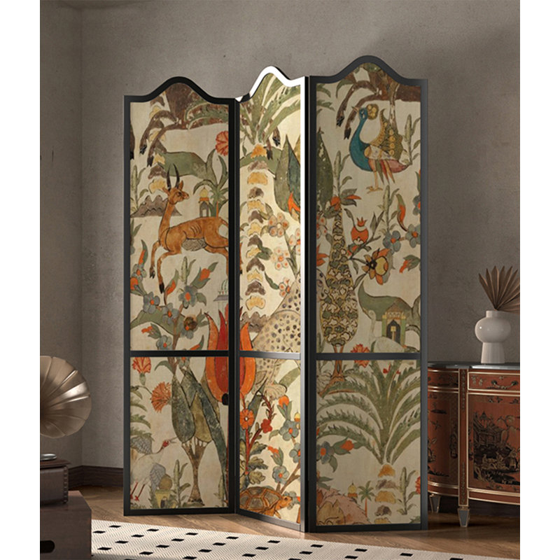 17.72 " W x 70.87 " H 3 - Panel Solid Wood Folding