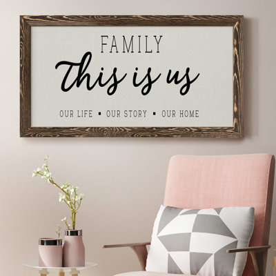 " Our Life Our Story Our Home "