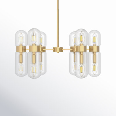 Alinde 12 - Light Dimmable Sputnik Chandelier