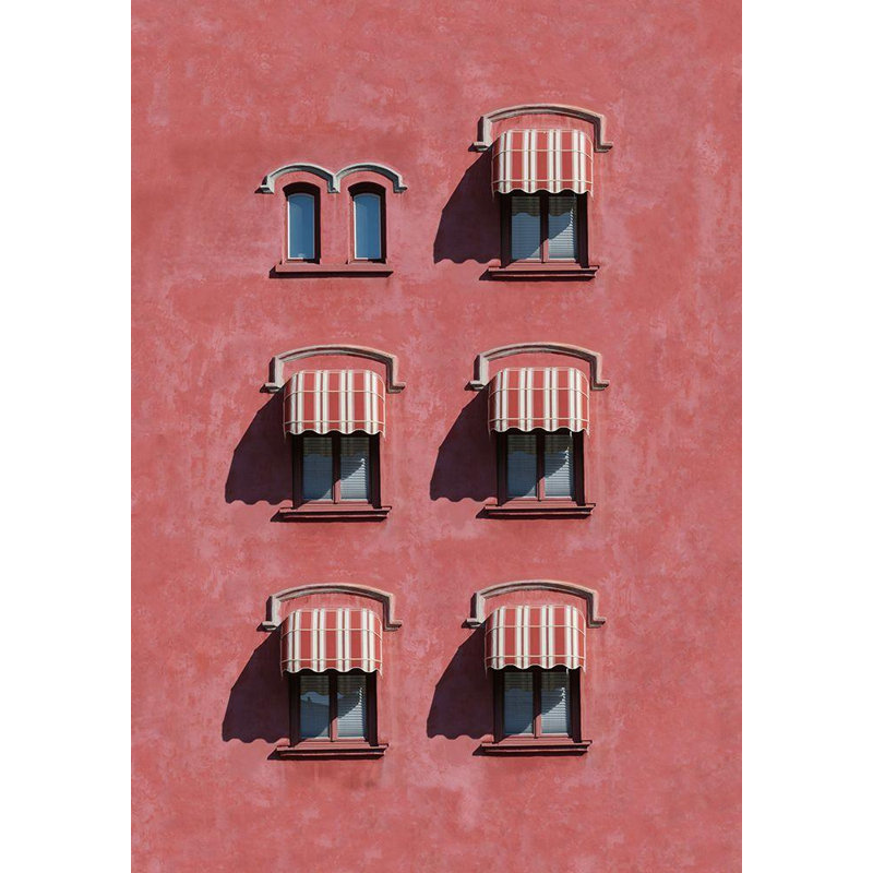 Astoria Grand Cederberg, Marcus Gallery Wrapped Canvas Art Titled: Red wall, 48" H x 35" W