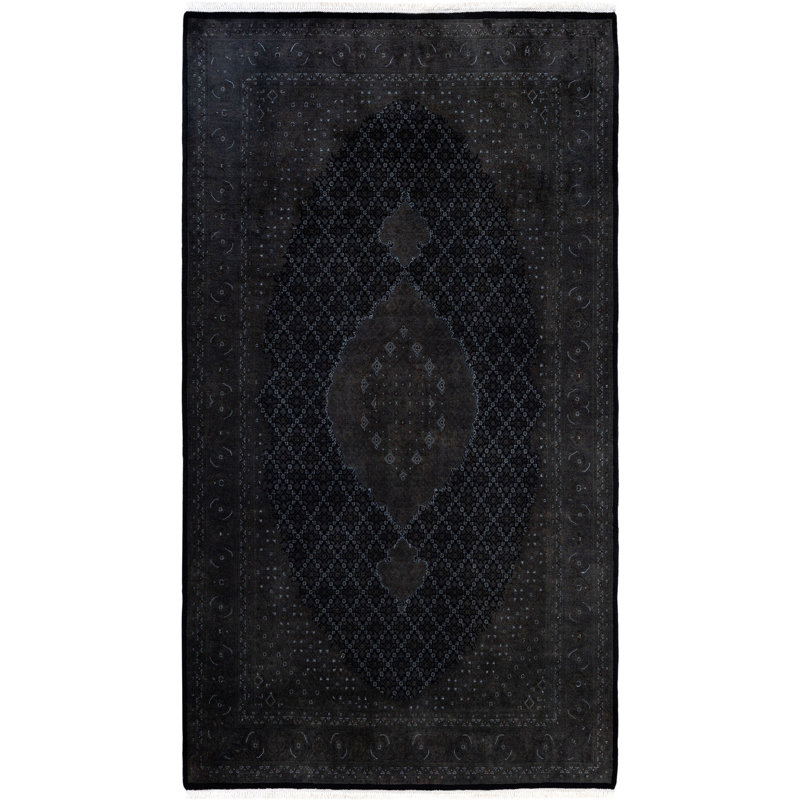 Overdyed One-of-a-Kind 5' 7" X 10' 0" Hand Knotted Area Rug