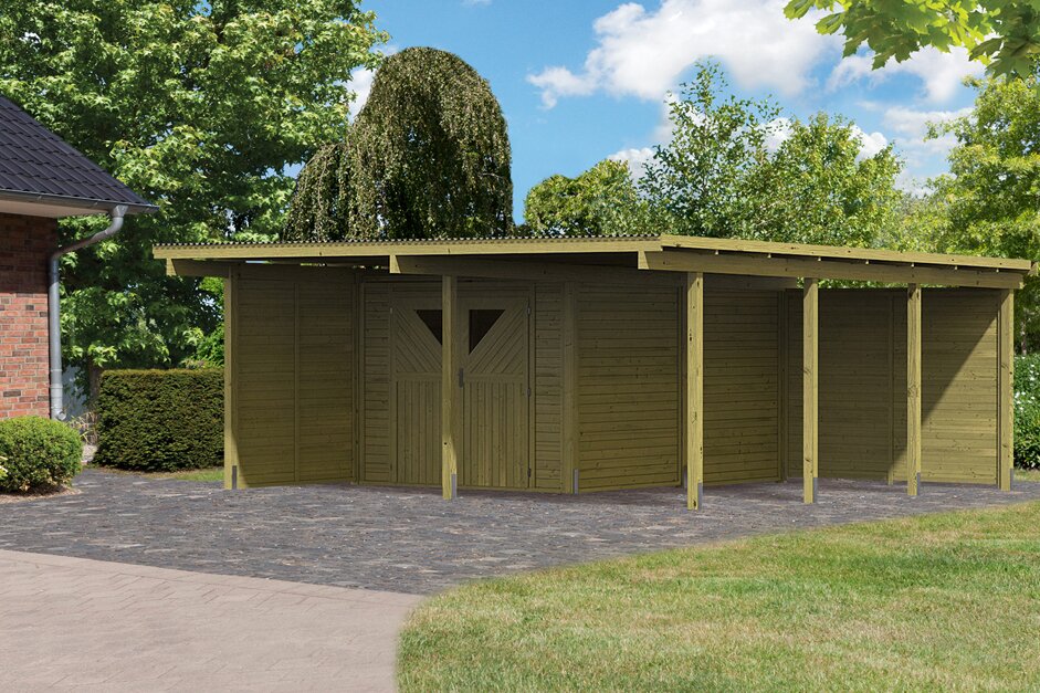 Doppelcarport Eco 2 Variante B