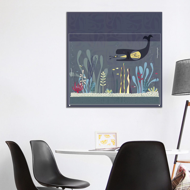 « The Fishtank » par Nic squirrell-impression, H 37 po x l 37 po x P 1,5 po, Toile tendue, Pas de tapis