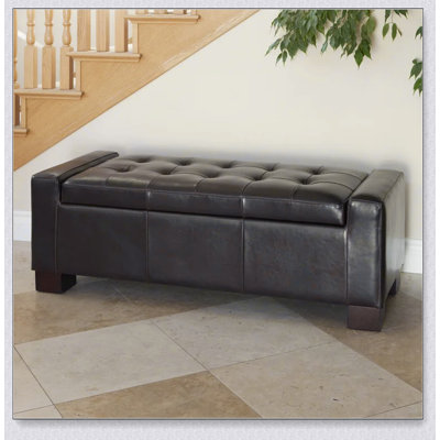 Banc de rangement avec repose-pieds Guernsey