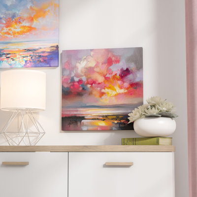 « rose cumulus study i », impression sur toile