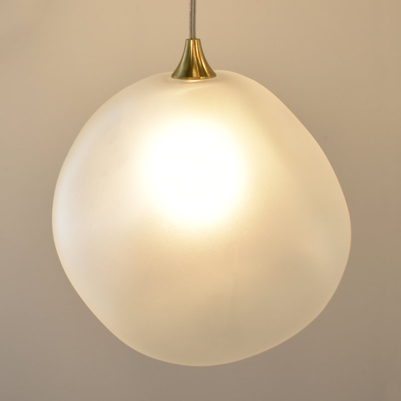 Voyage 3 mix Pendants Chandelier, Satin Nickel
