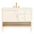 47.75581'' Double Bathroom Vanity with Marble Top