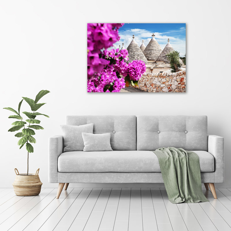 Trulli Houses - Wrapped Canvas Print