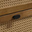Chylie Wood and Rattan 4-Drawer Chest