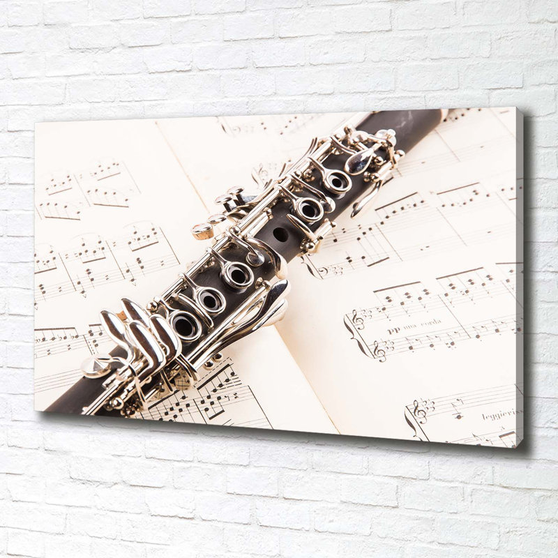 Clarinet - Wrapped Canvas Print