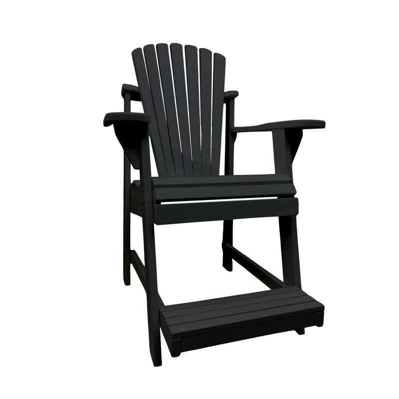 Weathercraft Classic USA-Made Adirondack Balcony/Pub Chair – 14 Sherwin-Williams Finish Colors, Elevated Outdoor Seating with Built-In Footrest