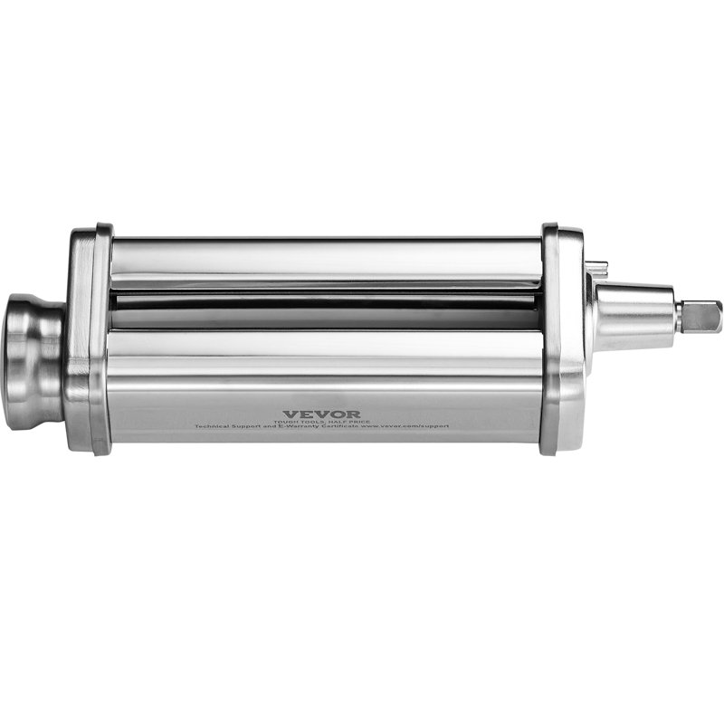 Stainless Steel Pasta Roller Attachment for KitchenAid Stand Mixer