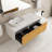 Sheon 48'' Single Bathroom Vanity with Solid Surface Top