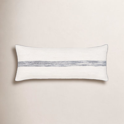 Cason Embroidered Wool Reversible Throw Pillow