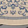 Arneshia Floral Tan/Blue Indoor/Outdoor Area Rug