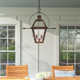 Amber Transparent Outdoor Metal Lighting