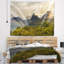 Tapisserie «Green Mountains Under Stormy Clouds»-1909623813