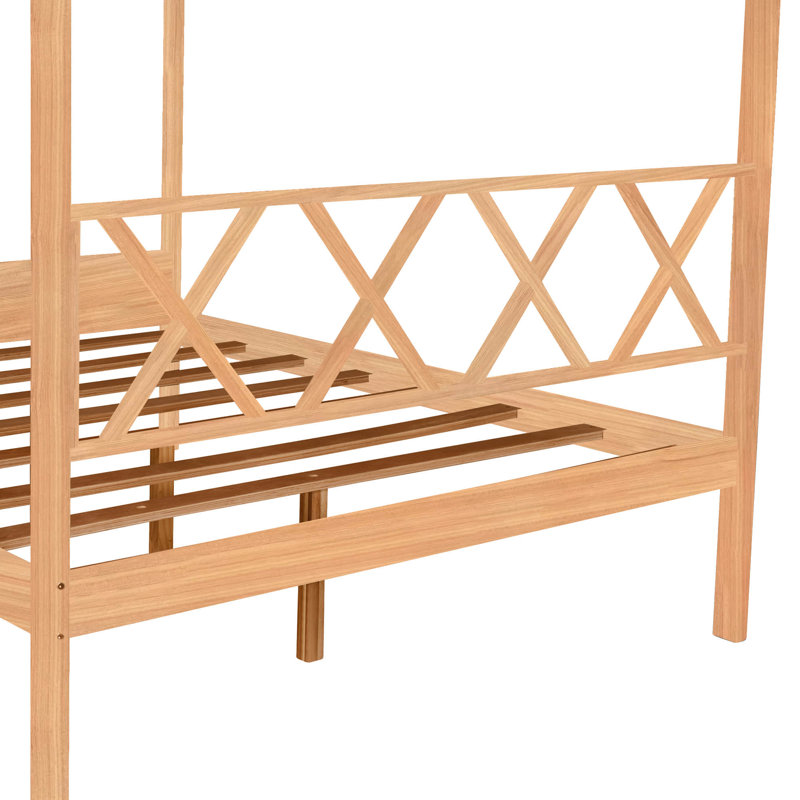 Lit maison avec espace de rangement, Complète