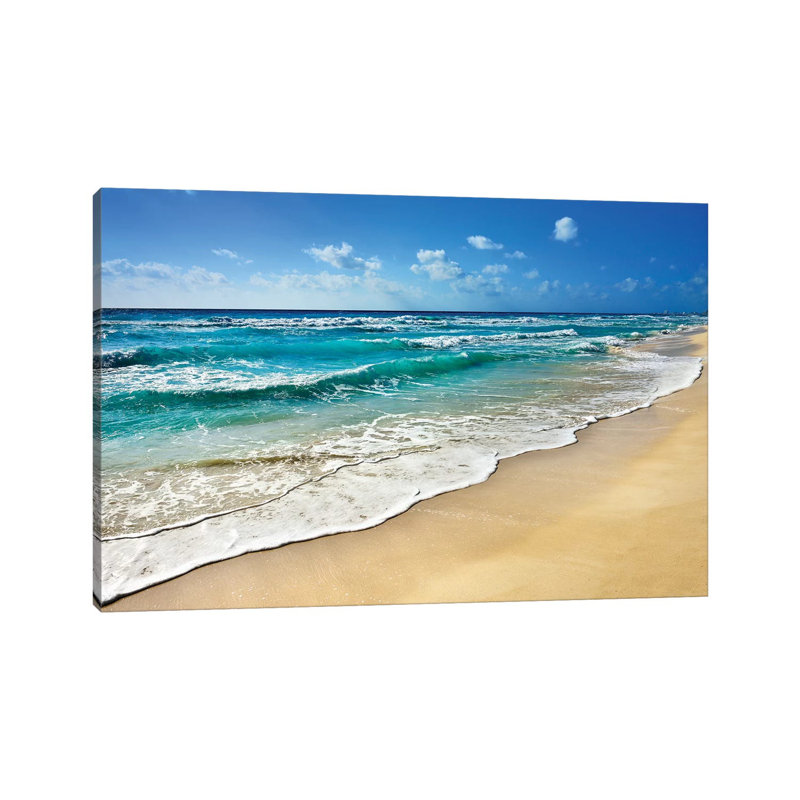 Cancun Beach II by Susanne Kremer - Gallery-Wrapped Canvas Giclée on Canvas, Canvas, 20.32 cm H x 30.48 cm W