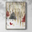 «Christmas Holiday Art CDXL», reproduction encadrée - bois massif-1434227532