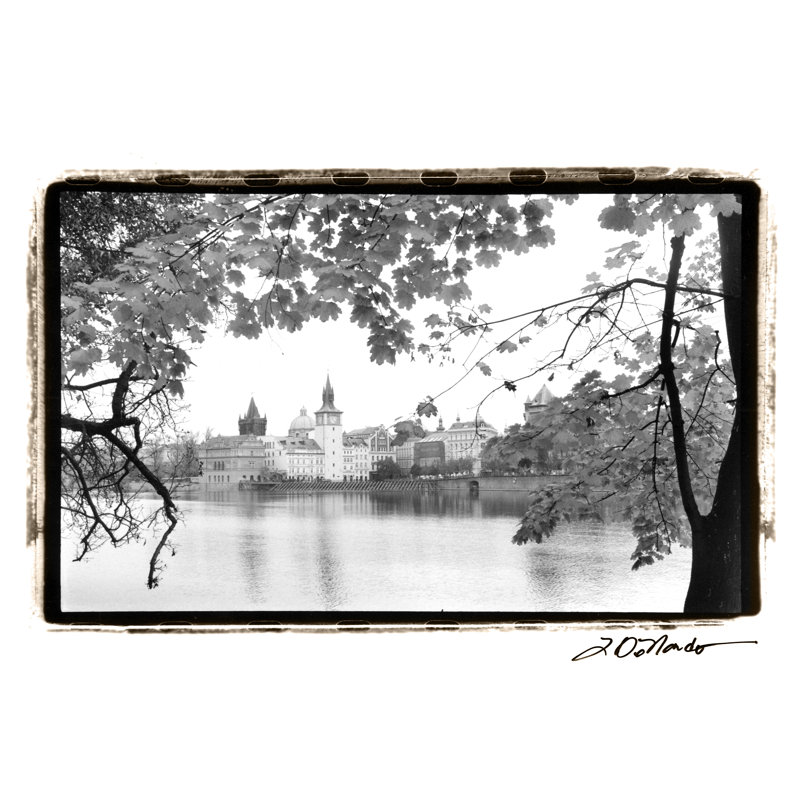 Peaceful River - Wrapped Canvas Painting, 30cm H x 46cm W