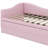 Twin Size Upholstered L-Shaped Upholstered Daybed With Trundle-876797862