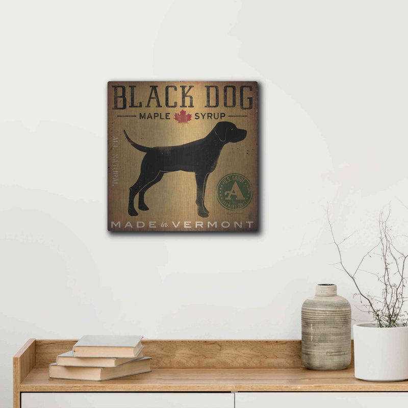 «Black Dog At Show» par Ryan Fowler, H 12 po x l 12 po