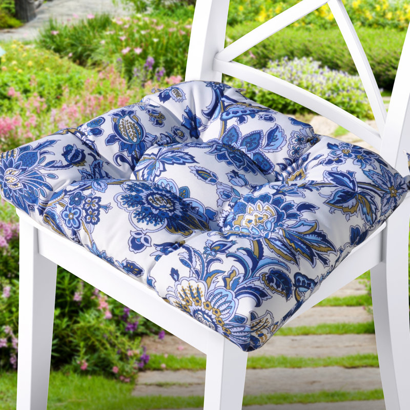 Single Seat Outdoor Cushion Patio, Blue