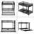 Metal Bunk Bed With Twin Size Trundle-969118964