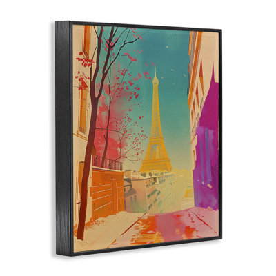 Abstract French View Framed Giclee Art by Sasha