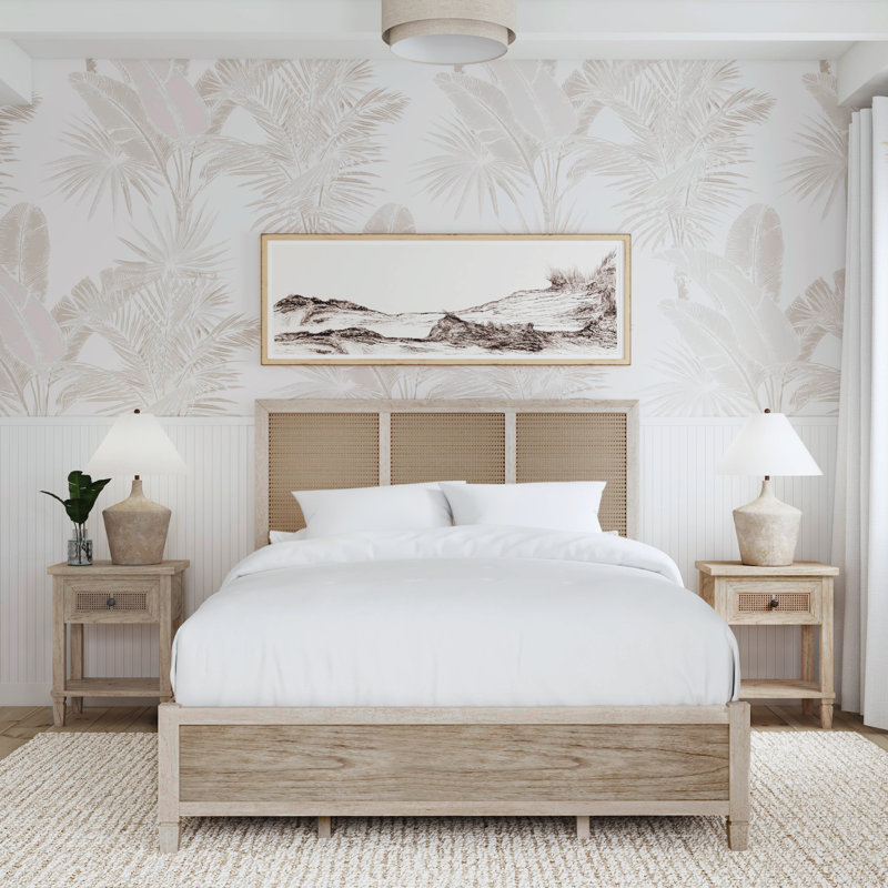 Charleston Cane Bed, Queen