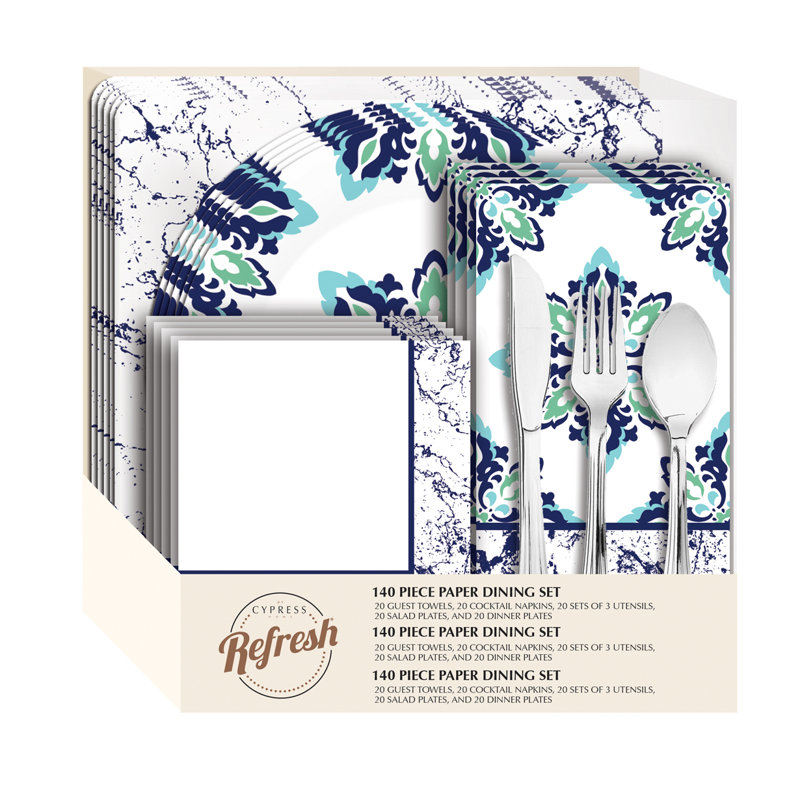 Ensemble de fournitures pour 10 invités