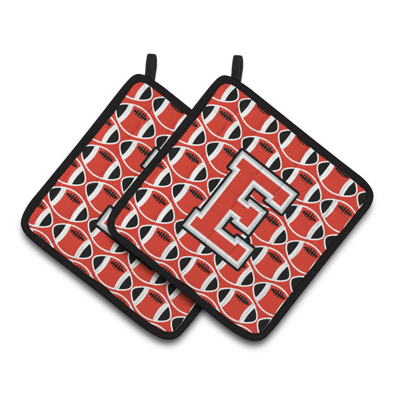Poignée de football, E, Scarlet / Gris