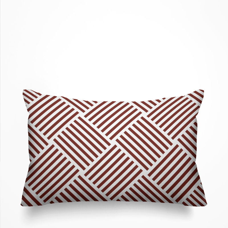 Housse et insert de coussin d'extérieur Langley, Terre cuite