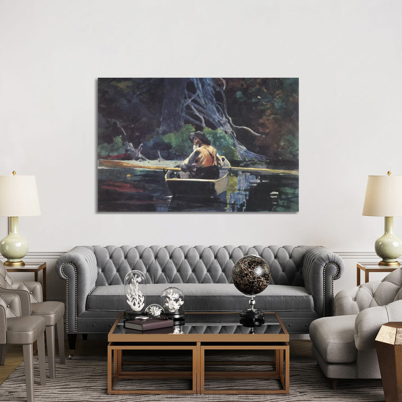 The Adirondack Guide, 1894 - Wrapped Canvas Painting, 152.5 cm H x 101.5 cm W