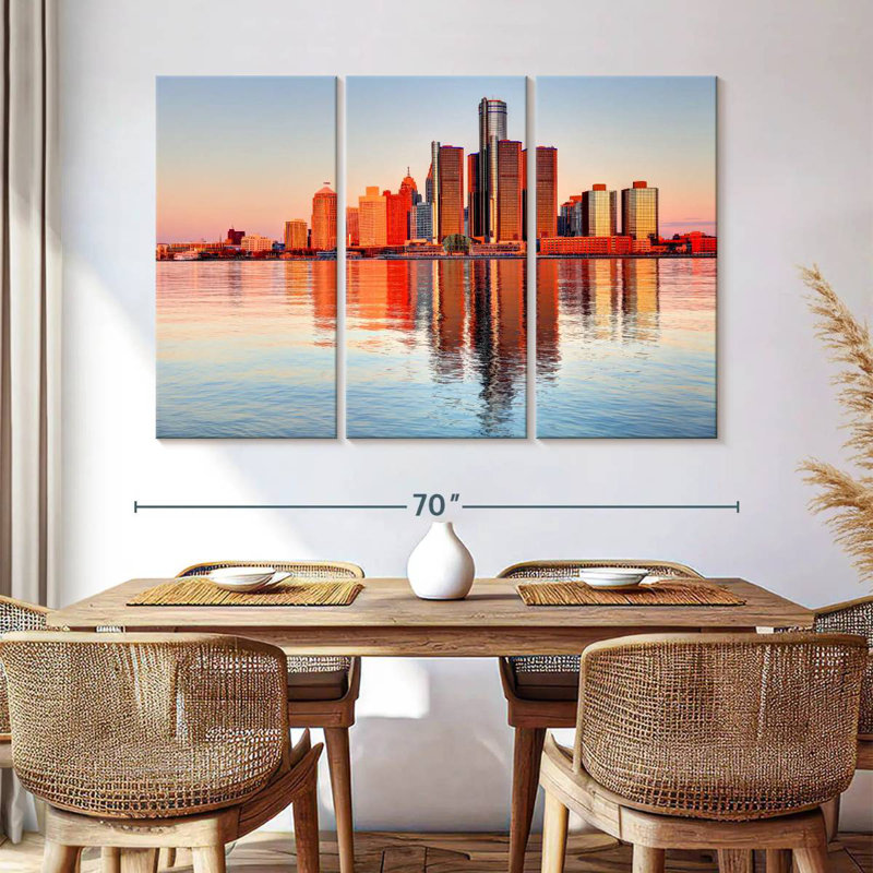 Rorry Michigan Sunset Glow, 42" H x 65" W