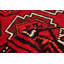 Tapis décoratif en laine de conception unique noué à la main new age esari turkman rouge/brun 3 pi 4 po x 5 pi 3 po