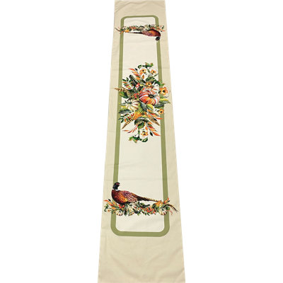 Rectangular Floral Cotton Table Runner