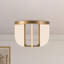 Anders 17-in Black dimmable LED Semi-Flush Mount-1754981060