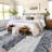 Boho Machine Washable Rug for Living Room Modern Non-Slip Rug for Bedroom Stain-Resistant Low Pile Rugs for Dining Room-1510559896
