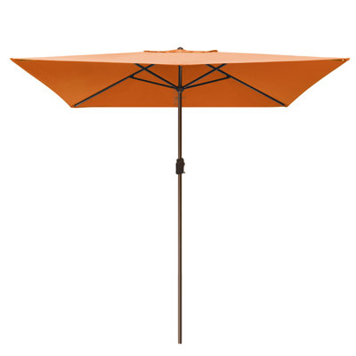 Monek 78 " W Rectangular Market Umbrella with Crank Lift
