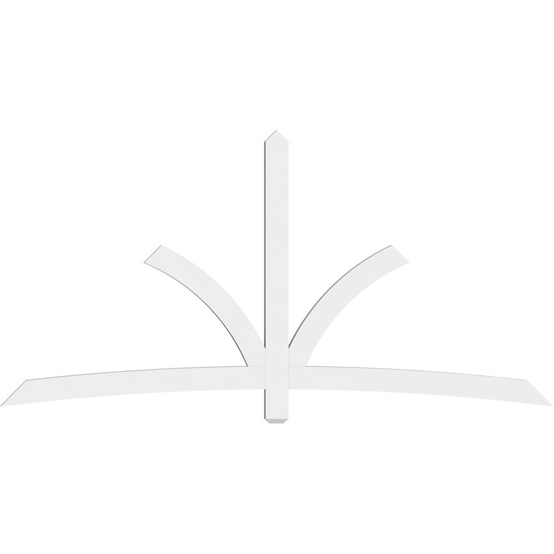 Support pour pignon Davenport, H 48 po x l 96 po (pas: 12/12), P 2 po x F 4 po, PVC