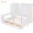 Twin Size Wooden Daybed with 3 Storage Drawers, All-in-One Cabinet, Desk & Shelves, Gray – Space-Saving Bedroom Furniture-363752284-363752285