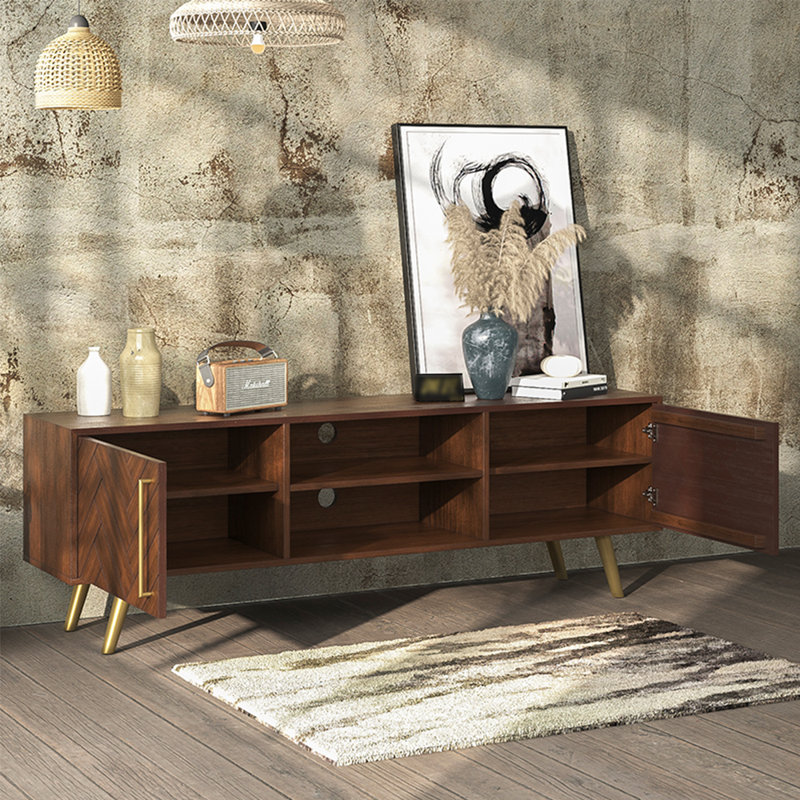 Nordic retro style TV stand, 62.99"