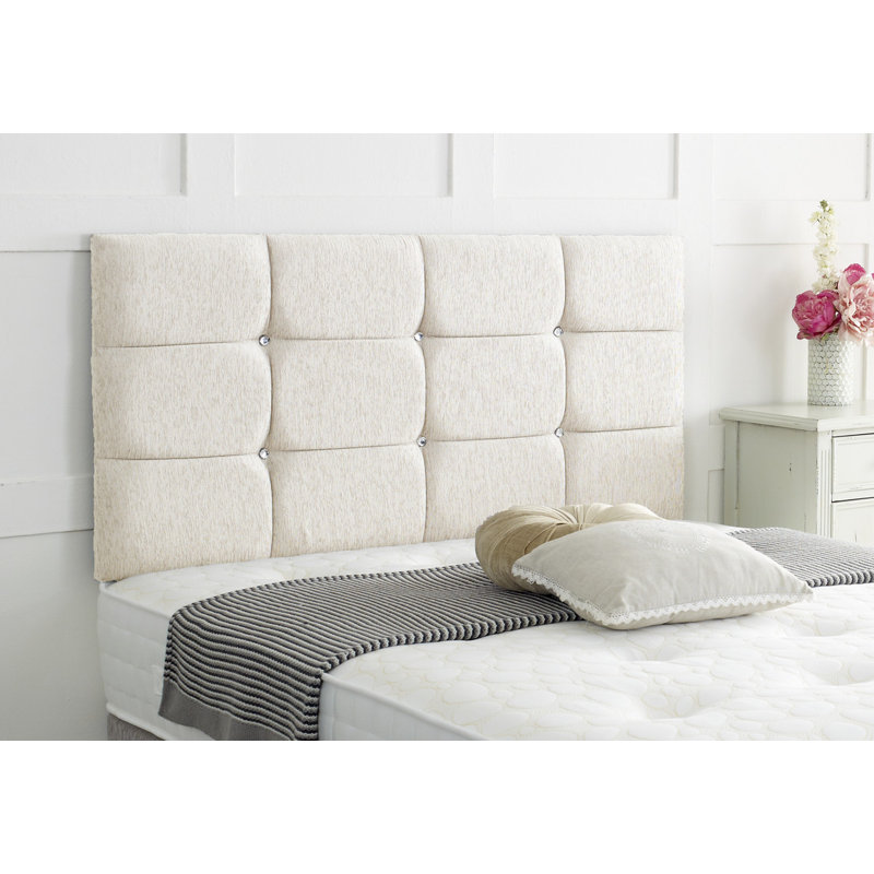 Upholstered Headboard, Cream, Kingsize (5')