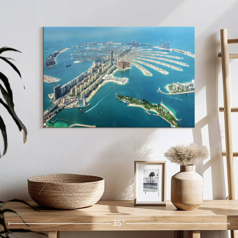 Nicci Palm Jumeirah d'en haut, H 16 po x l 24 po