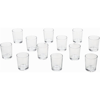 Set of 24 2.6 " Glass Tealight