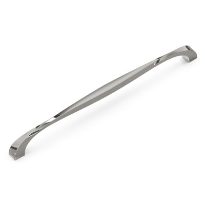 Twist Collection Handle Pull - 12" Center to Center Cabinet Pull Polished Nickel - Transitional Hardware for Drawers & Cabinets
