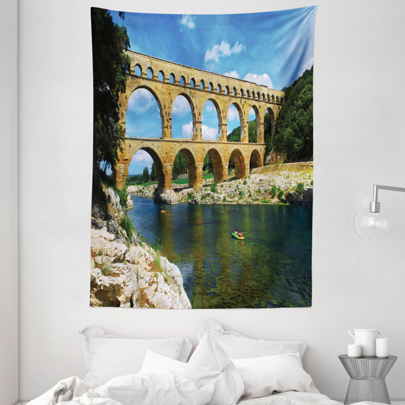 Tapisserie historique en polyester, H 80 po x l 60 po
