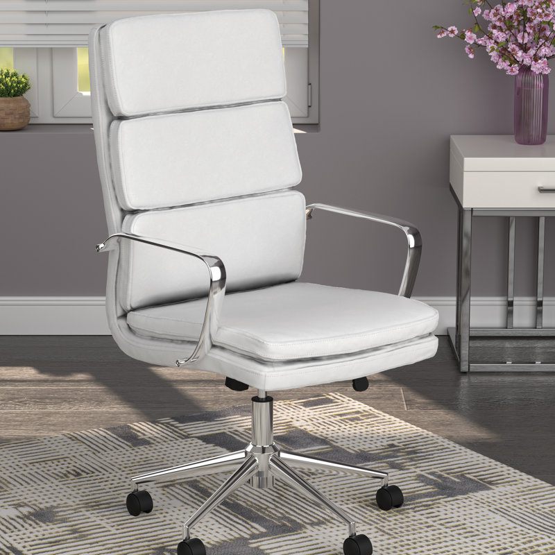 Fauteuil de direction Amoretta, Blanc